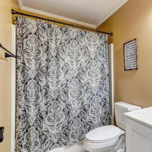 Ralph Lauren 72” Jacobean Paisley Floral Fabric Damask Shower Curtain NWOT